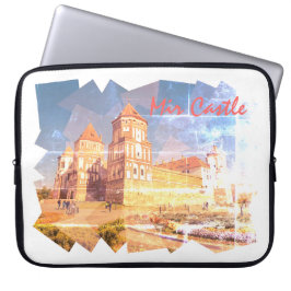 Architektur der Burg Belarus Mir Laptop-Sieb Laptopschutzhülle