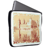 Architektur der Burg Belarus Mir Laptop-Sieb Laptopschutzhülle (Vorne Rechts)