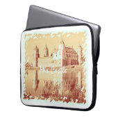 Architektur der Burg Belarus Mir Laptop-Sieb Laptopschutzhülle (Vorderseite Links)