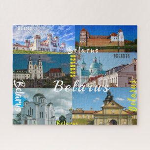 Architektur der Burg Weißrussland Minsk Grodno Mir Puzzle