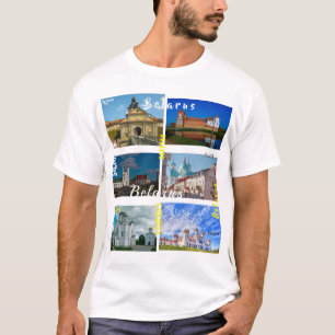 Architektur der Burg Weißrussland Minsk Grodno Mir T-Shirt