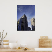 Architektur der Innenstadt Boston Poster (Küche)
