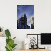 Architektur der Innenstadt Boston Poster (Heimbüro)
