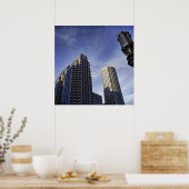 Architektur der Innenstadt Boston Poster (Küche)