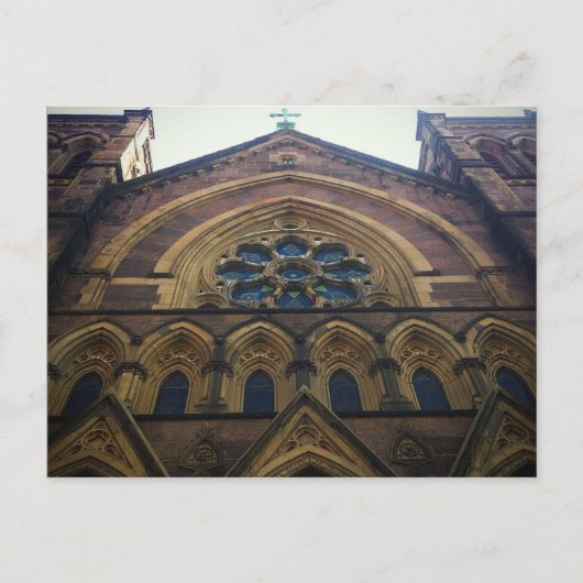 Architektur der Katholischen Kirche Lower Manhatta Postkarte (Vorderseite)