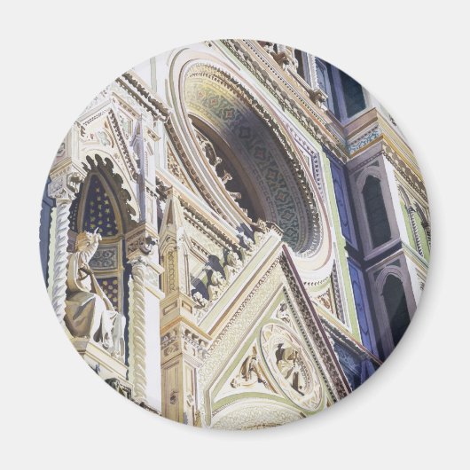 Architektur der Kirche "Ascension" Wasserfarbe Magnet (Vorne)