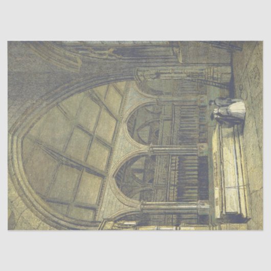 Architektur der Kirchenbögen Seidenpapier (Vorderseite)