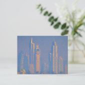 Architektur der Kunst von Dubai Postkarte (Stehend Vorderseite)