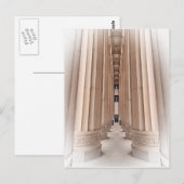 Architektur der Säulen Postkarte (Vorne/Hinten)