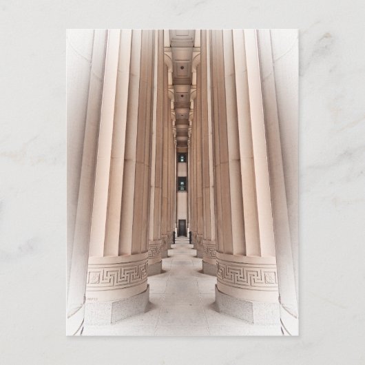 Architektur der Säulen Postkarte (Vorderseite)