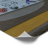 Architektur der Stadt Belarus Slonim Poster (Ecke)