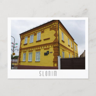Architektur der Stadt Belarus Slonim Postkarte