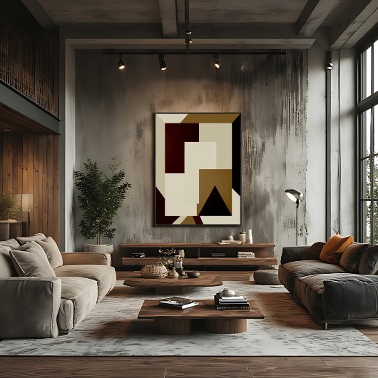 Architektur der Stille Leinwanddruck