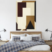 Architektur der Stille Leinwanddruck (Insitu (Schlafzimmer))