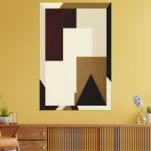 Architektur der Stille Leinwanddruck (Insitu (Wohnzimmer))