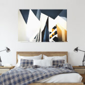 Architektur der Unendlichkeit Leinwanddruck (Insitu (Schlafzimmer))