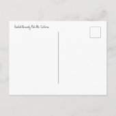 Architektur der Universität Stanford Postkarte (Rückseite)