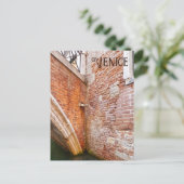 Architektur der venezianischen Ziegelmauer Postkarte (Stehend Vorderseite)