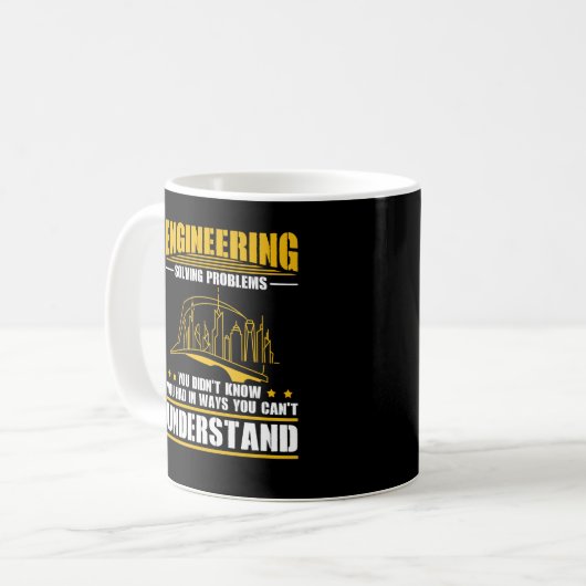 Architektur des Ingenieuringenieurs zivil Engineer Kaffeetasse (Vorderseite Links)