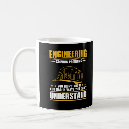 Architektur des Ingenieuringenieurs zivil Engineer Kaffeetasse (Links)