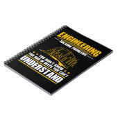 Architektur des Ingenieuringenieurs zivil Engineer Notizblock (Linke Seite)