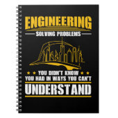 Architektur des Ingenieuringenieurs zivil Engineer Notizblock (Vorderseite)