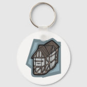 Architektur des mittelalterlichen Gebäude Schlüsselanhänger (Rückseite)