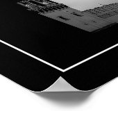 Architektur des Moskauer Klosters Novodevichy Poster (Ecke)