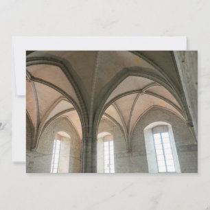 Architektur des Papstpalastes Dankeskarte