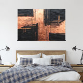 Architektur des Schweigens Leinwanddruck (Insitu (Schlafzimmer))