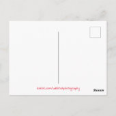 Architektur des Sunset Water Canal in Venedig Postkarte (Rückseite)