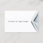 architektur design visitenkarte (Rückseite)