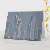 Architektur Dubai  Karte (Gelbe Blume)