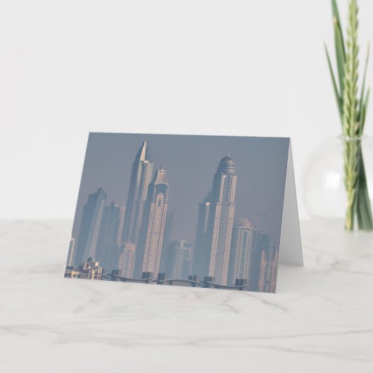 Architektur Dubai Karte (Vorderseite)