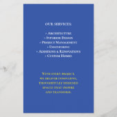 Architektur-Engineering Flyer (Hinten)