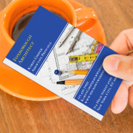 Architektur-Engineering-Visitenkarte Visitenkarte