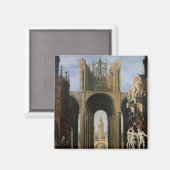 Architektur-Fantasie Magnet (Vorderseite/Rückseite)