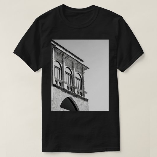 Architektur-Fassade T-Shirt (Design vorne)