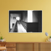 Architektur Fugue Fine Art Leinwanddruck (Insitu (Wohnzimmer))