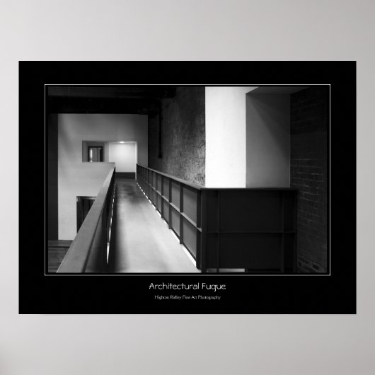 Architektur Fugue Fine Art Poster (Vorne)