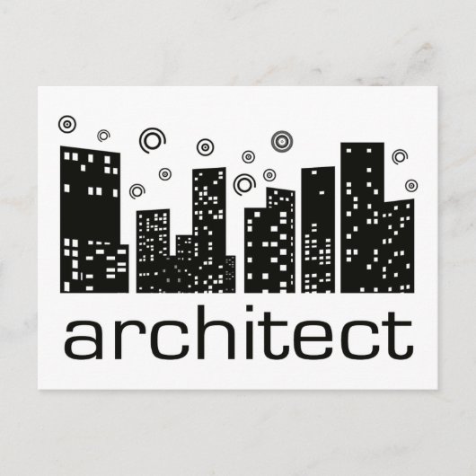 Architektur Gebäude Cooles Design! Postkarte (Vorderseite)