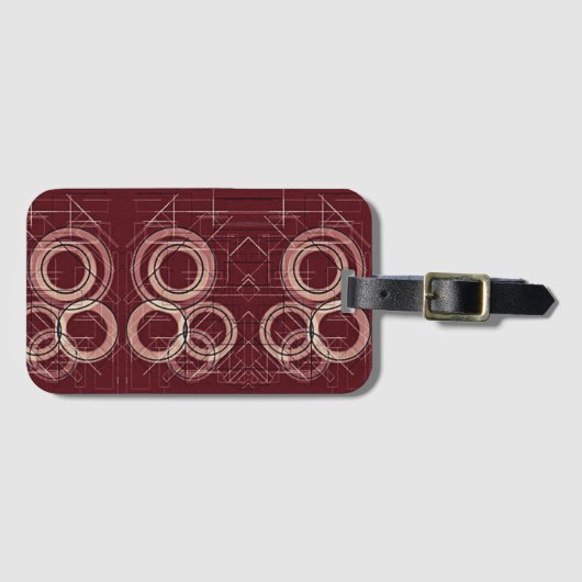 Architektur Gepäckanhänger (Vorderseite (Horizontal))