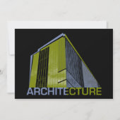 Architektur Grafik Einladung (Rückseite)