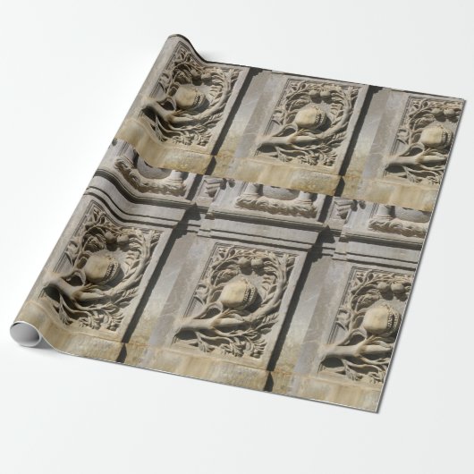 Architektur Granada Matte Wrapping Paper, Geschenkpapier (Ungerollt)
