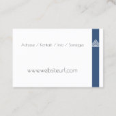 architektur hausbau visitenkarte (Rückseite)