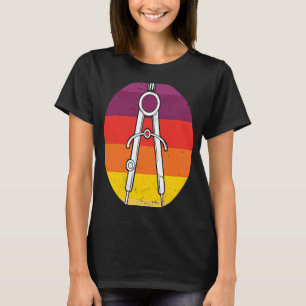 Architektur I Kompass I Retro Architect T-Shirt