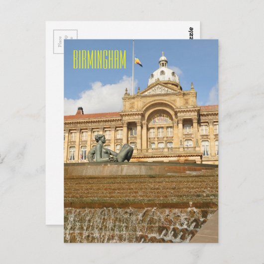 Architektur in Birmingham, England Postkarte (Vorne/Hinten)