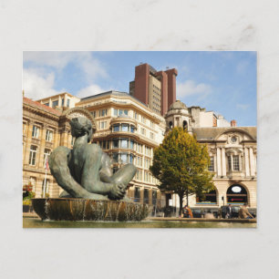 Architektur in Birmingham, England Postkarte