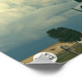 Architektur in den Wolken Poster (Ecke)