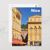 Architektur in Nizza, Frankreich Postkarte (Vorne/Hinten)
